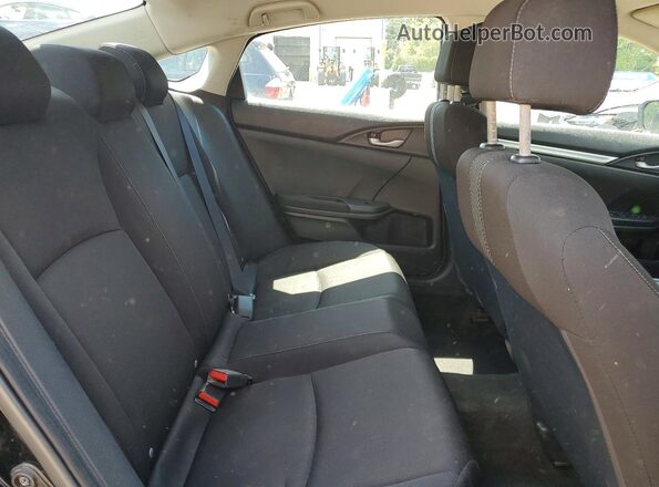 19XFC2F59HE203164 2017 HONDA CIVIC Black Հետևի նստատեղերի տեսք