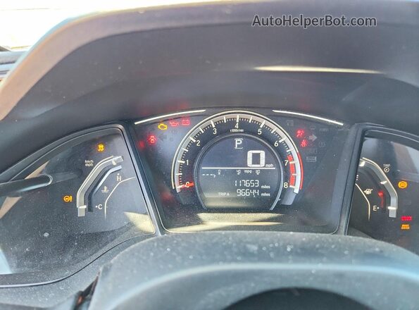 19XFC2F59HE212186 2017 HONDA CIVIC Blue Սարքավորումների վահանակի տեսք