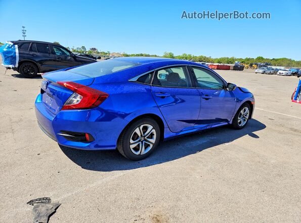 19XFC2F59HE212186 2017 HONDA CIVIC Blue Հետևի աջ