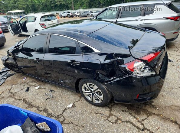 19XFC2F59HE230350 2017 HONDA CIVIC Black Trasero izquierdo