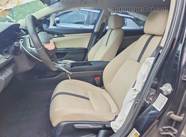 19XFC2F59HE230350 2017 HONDA CIVIC Black Vista interior delantera