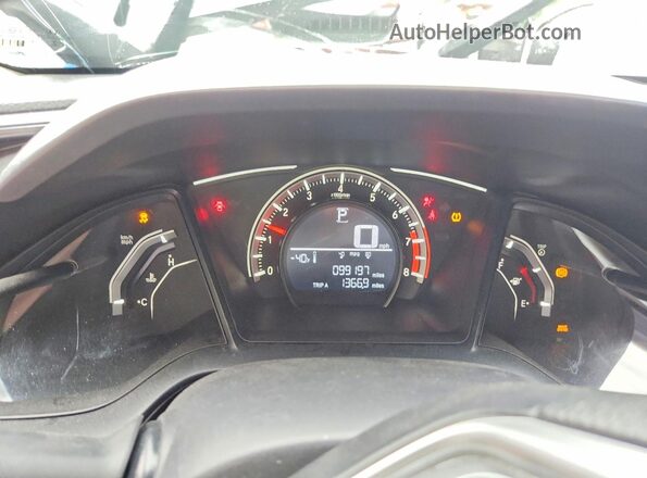 19XFC2F59HE230350 2017 HONDA CIVIC Black Vista del cuadro de instrumentos