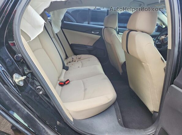 19XFC2F59HE230350 2017 HONDA CIVIC Black Vista de los asientos traseros
