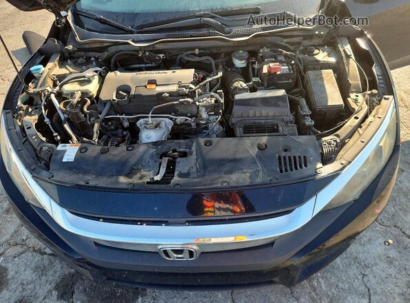 19XFC2F59JE013564 2018 HONDA CIVIC Black Вид задньої частини салону