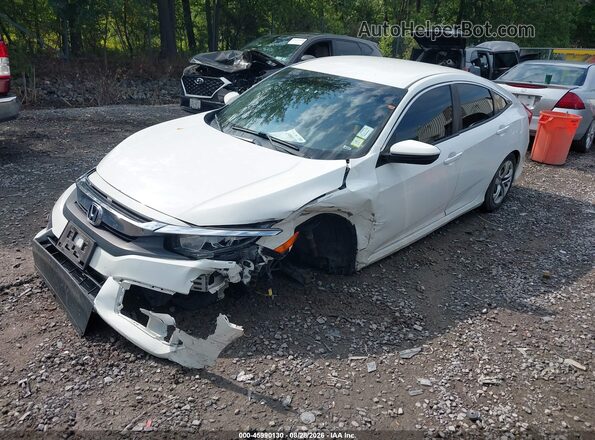 19XFC2F59JE201498 2018 HONDA CIVIC White Vista tres cuartos delantera izquierda