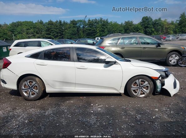 19XFC2F59JE201498 2018 HONDA CIVIC White Vista del cuadro de instrumentos