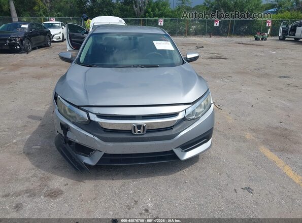 19XFC2F5XGE073717 2016 HONDA CIVIC Silver Widok z przodu