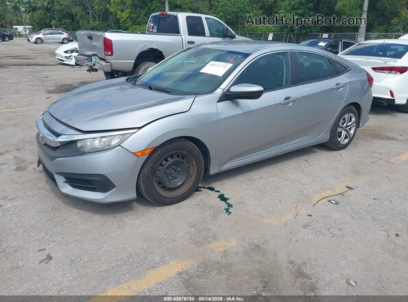 19XFC2F5XGE073717 2016 HONDA CIVIC Silver Przód lewy