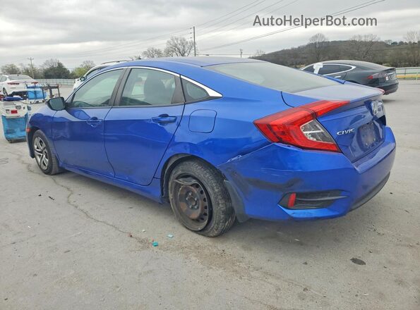 19XFC2F5XGE074401 2016 HONDA CIVIC Blue Tył lewy
