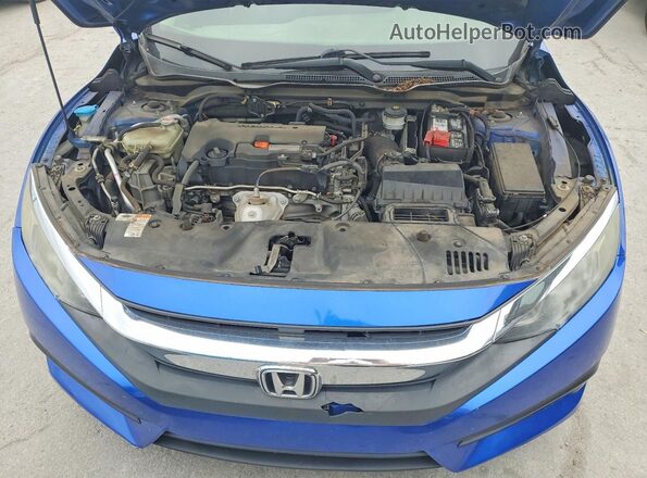 19XFC2F5XGE074401 2016 HONDA CIVIC Blue Widok wnętrza z tyłu