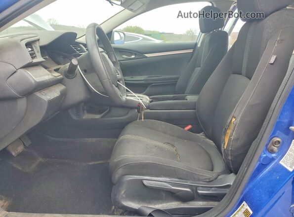 19XFC2F5XGE074401 2016 HONDA CIVIC Blue Widok wnętrza z przodu