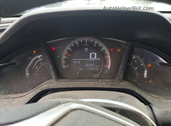 19XFC2F5XGE074401 2016 HONDA CIVIC Blue Widok zestawu wskaźników