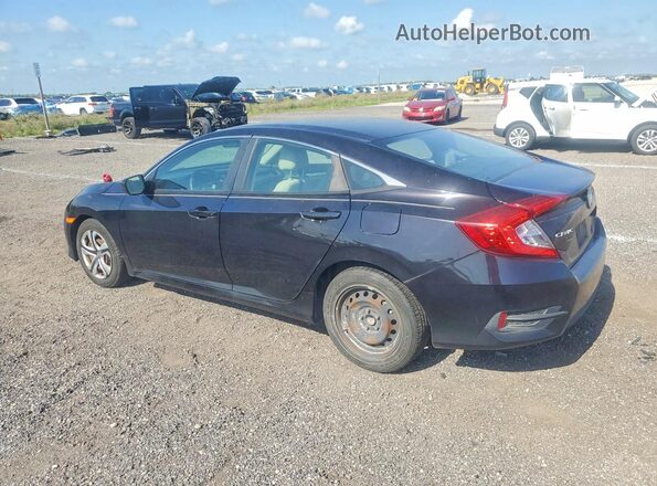 19XFC2F5XGE074852 2016 HONDA CIVIC Black Հետևի ձախ