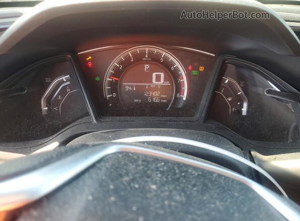 19XFC2F5XGE074852 2016 HONDA CIVIC Black Սարքավորումների վահանակի տեսք