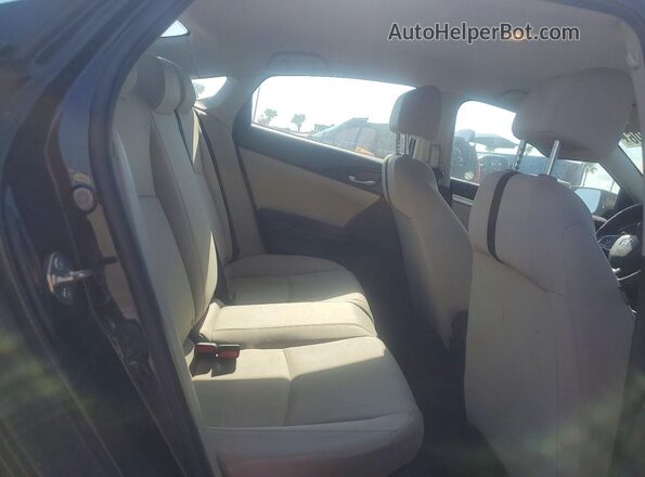 19XFC2F5XGE074852 2016 HONDA CIVIC Black Հետևի նստատեղերի տեսք