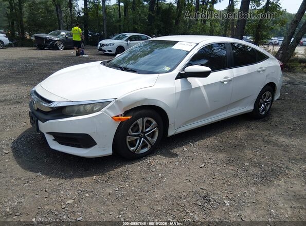 19XFC2F5XGE076438 2016 HONDA CIVIC Белый Передняя левая четверть