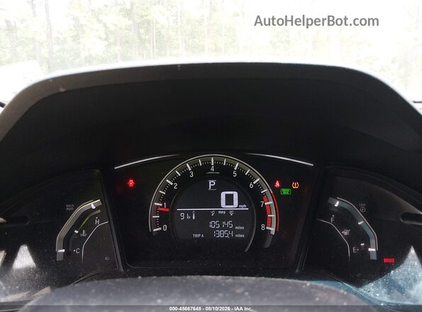 19XFC2F5XGE076438 2016 HONDA CIVIC Белый Вид задних сидений
