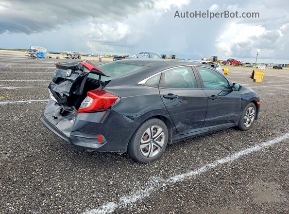 19XFC2F5XGE204578 2016 HONDA CIVIC Black უკანა მარჯვენა