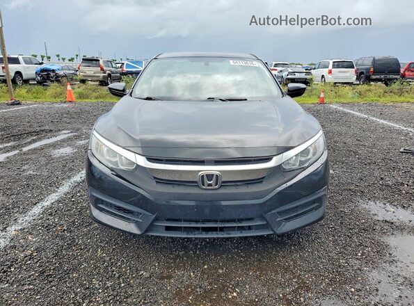 19XFC2F5XGE204578 2016 HONDA CIVIC Black წინა ხედი