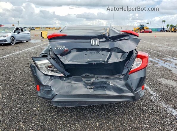 19XFC2F5XGE204578 2016 HONDA CIVIC Black უკანა ხედი