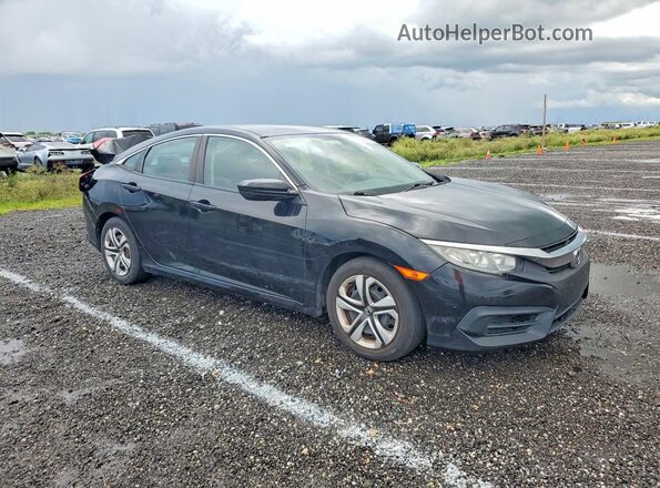 19XFC2F5XGE204578 2016 HONDA CIVIC Black წინა მარჯვენა
