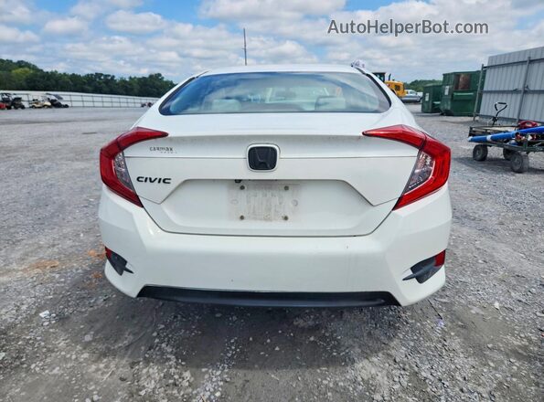 19XFC2F5XGE230663 2016 HONDA CIVIC White უკანა ხედი
