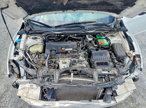 19XFC2F5XGE230663 2016 HONDA CIVIC White უკანა სალონის ხედი