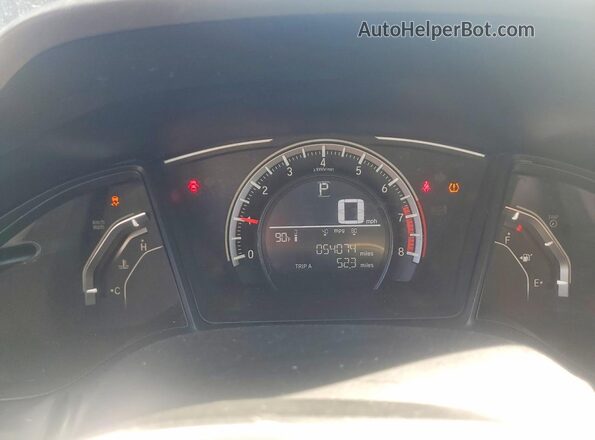 19XFC2F5XHE003250 2017 HONDA CIVIC Серый Вид щитка приборов