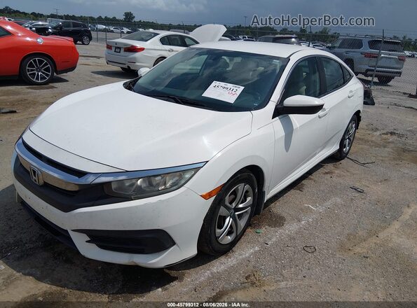 19XFC2F5XHE015334 2017 HONDA CIVIC Белый Передняя левая четверть
