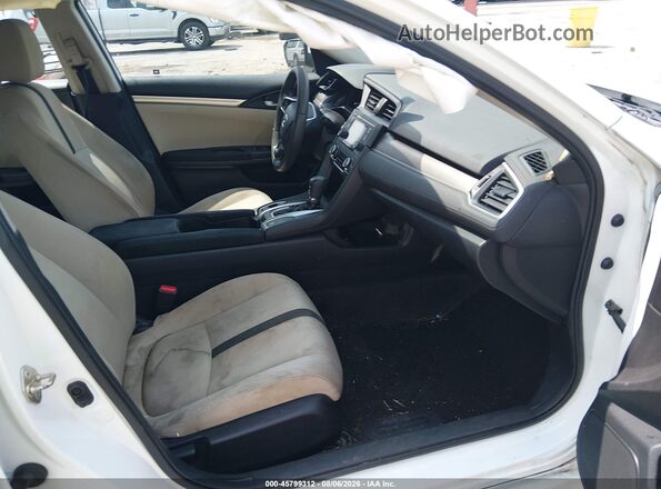 19XFC2F5XHE015334 2017 HONDA CIVIC Белый Вид салона спереди