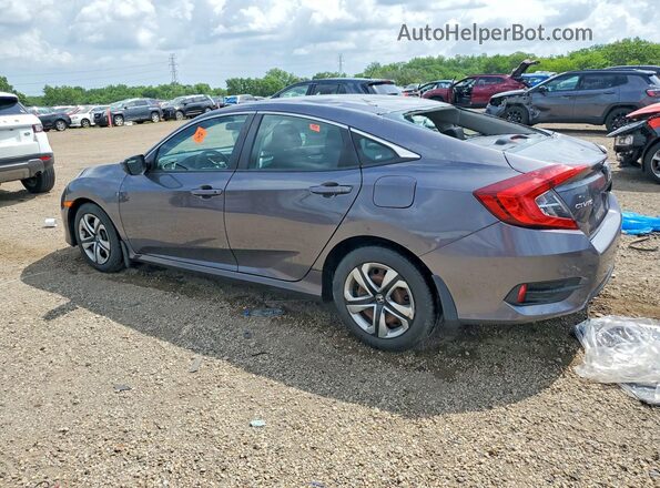 19XFC2F5XHE037172 2017 HONDA CIVIC Charcoal Задня ліва чверть