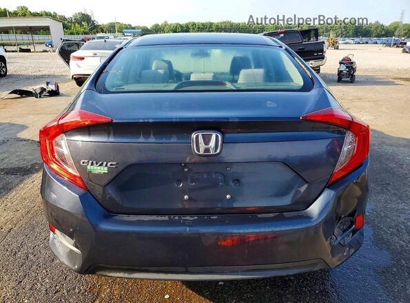 19XFC2F5XHE043473 2017 HONDA CIVIC Black Widok z tyłu