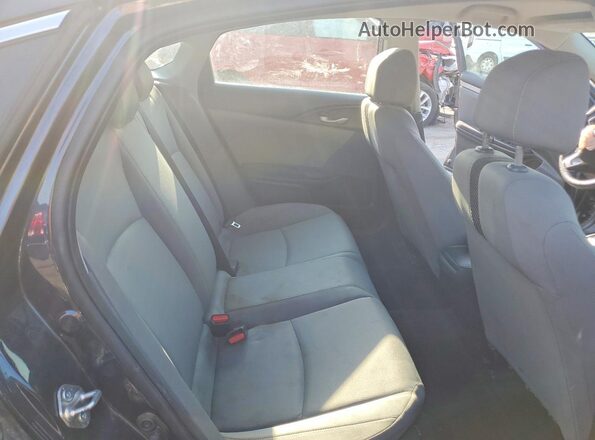 19XFC2F5XHE043473 2017 HONDA CIVIC Black Widok tylnych siedzeń