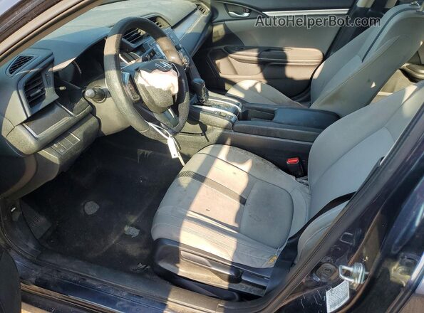 19XFC2F5XHE043473 2017 HONDA CIVIC Black Widok wnętrza z przodu