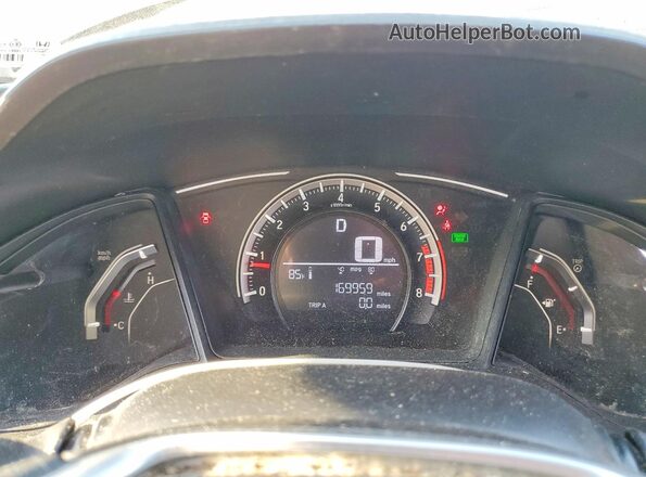 19XFC2F5XHE043473 2017 HONDA CIVIC Black Widok zestawu wskaźników