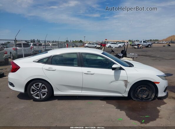 19XFC2F5XHE233497 2017 HONDA CIVIC Белый Вид задней части салона