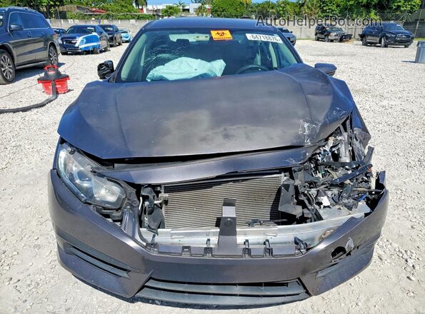 19XFC2F5XJE021656 2018 HONDA CIVIC Серый Вид спереди