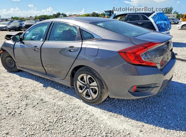 19XFC2F5XJE021656 2018 HONDA CIVIC Серый Задняя левая четверть