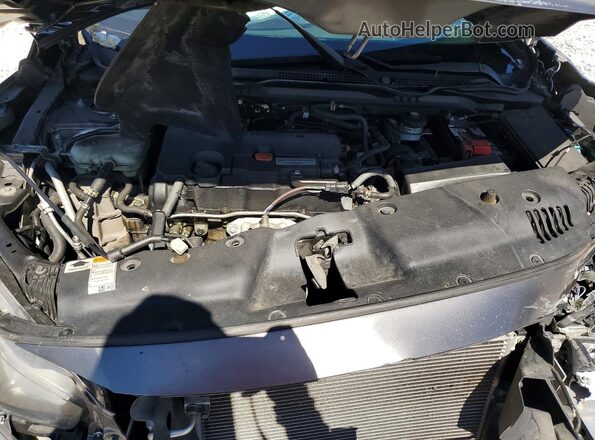 19XFC2F5XJE021656 2018 HONDA CIVIC Серый Вид задней части салона