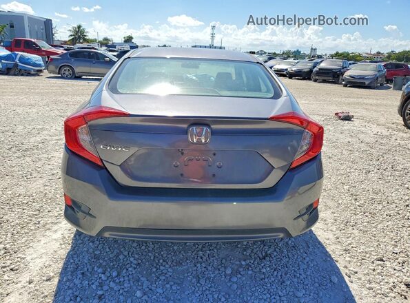 19XFC2F5XJE021656 2018 HONDA CIVIC Серый Вид сзади