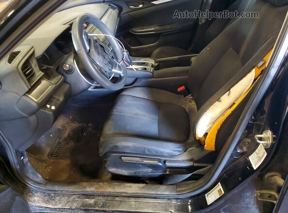 19XFC2F5XJE028106 2018 HONDA CIVIC Black Vista interior delantera