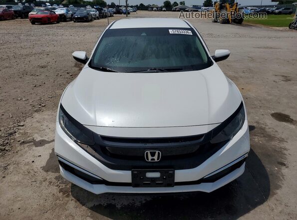 19XFC2F60KE012376 2019 HONDA CIVIC White Вид спереду
