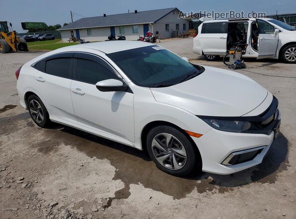 19XFC2F60KE012376 2019 HONDA CIVIC White Передня права чверть