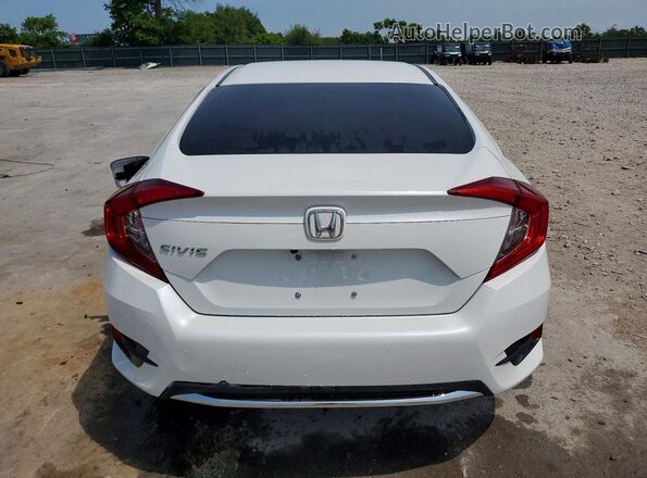 19XFC2F60KE012376 2019 HONDA CIVIC White Вид ззаду