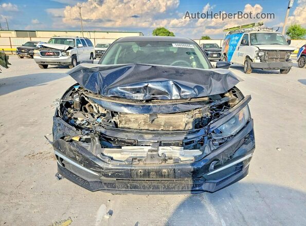 19XFC2F60LE000181 2020 HONDA CIVIC Black Вид спереду