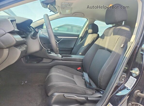 19XFC2F60LE000181 2020 HONDA CIVIC Black Вид салону спереду