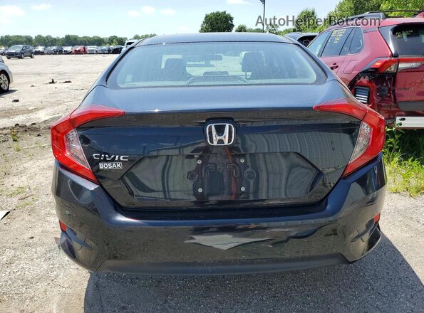 19XFC2F61GE043322 2016 HONDA CIVIC Black Вид ззаду