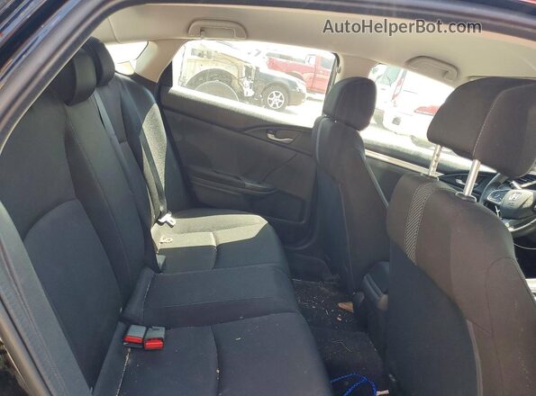 19XFC2F61GE043322 2016 HONDA CIVIC Black Вид задніх сидінь