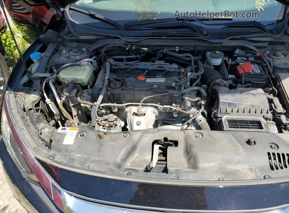 19XFC2F61GE043322 2016 HONDA CIVIC Black Вид задньої частини салону