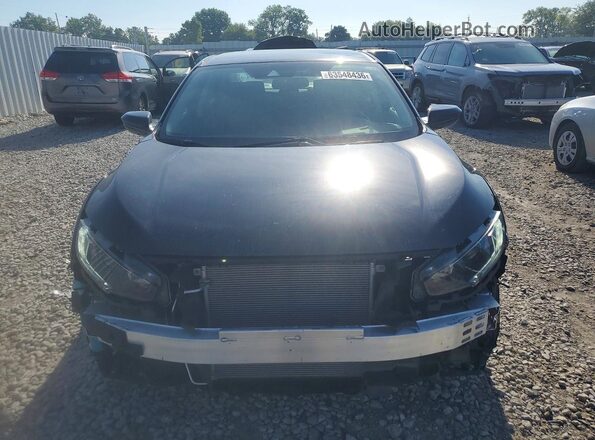 19XFC2F61KE010555 2019 HONDA CIVIC Black Դիմացի տեսք